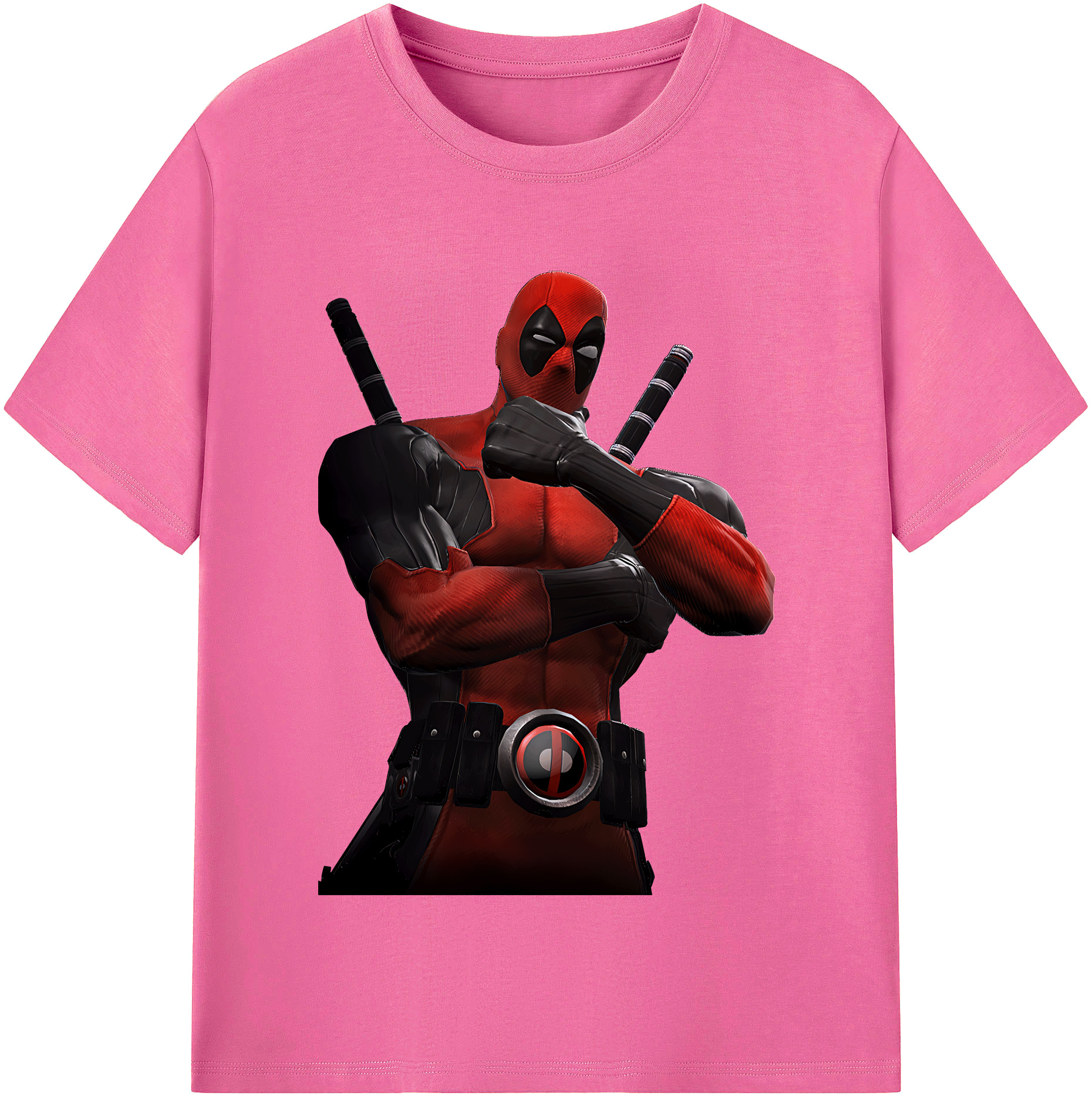 （画像用） Deadpool デッドプール レディースカジュアルプリントTシャツ（綿100％）